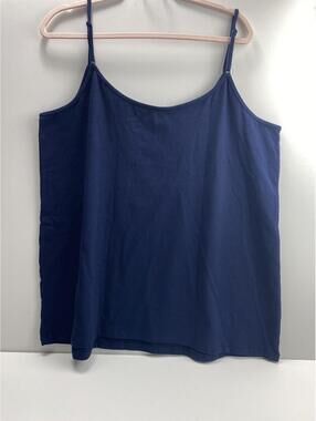 Navy Blue Tank Top Women's Plus Size 3X Spaghetti Strap Summer, Brand New